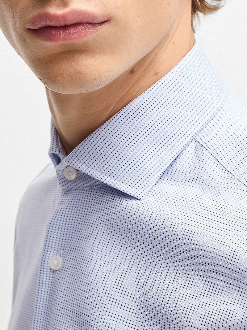 Regular-Fit Shirt Structured Cotton