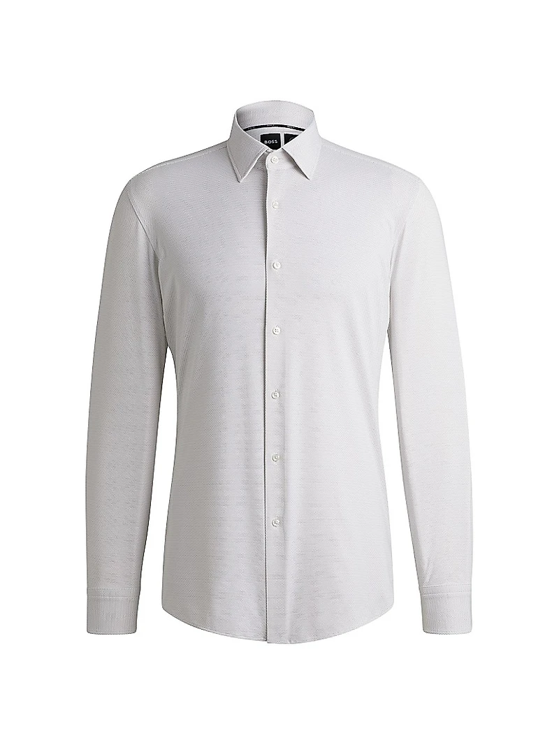 Slim Fit Shirt Performance Stretch Jersey