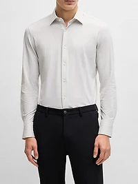 Slim Fit Shirt Performance Stretch Jersey