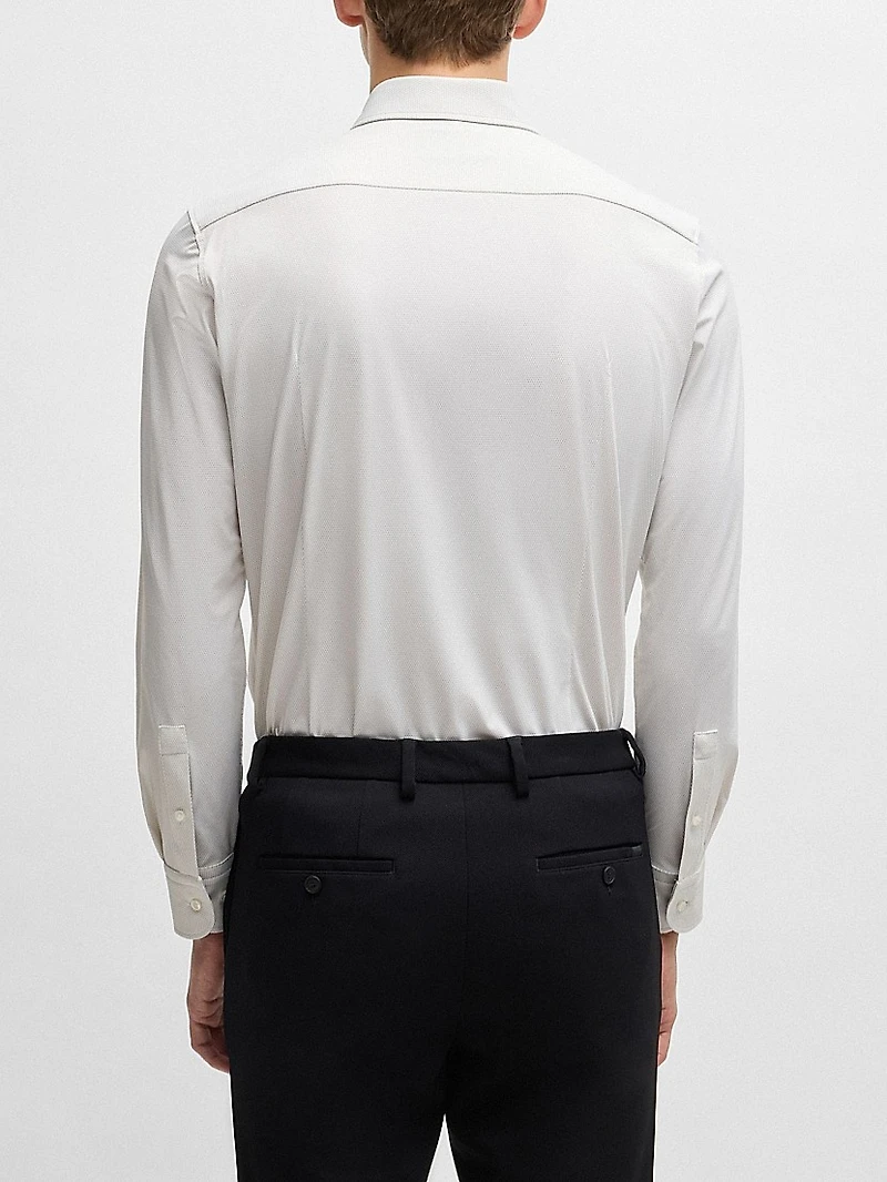 Slim Fit Shirt Performance Stretch Jersey