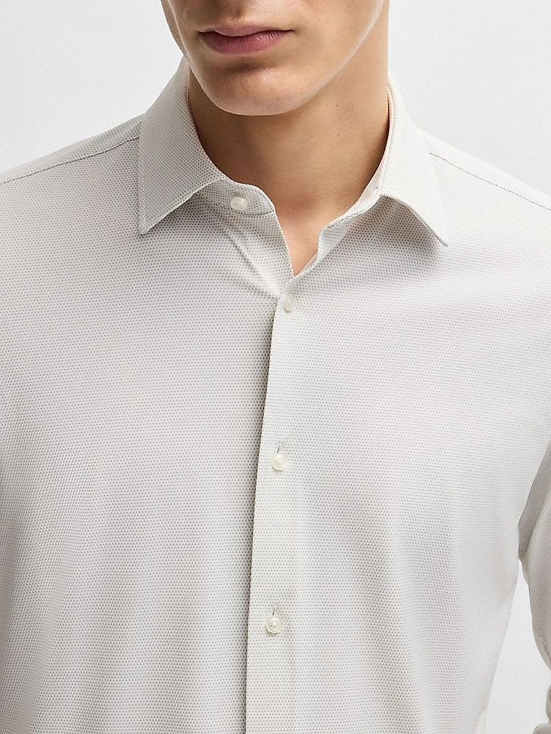 Slim Fit Shirt Performance Stretch Jersey