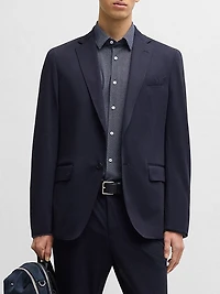 Slim Fit Shirt Geometric Print