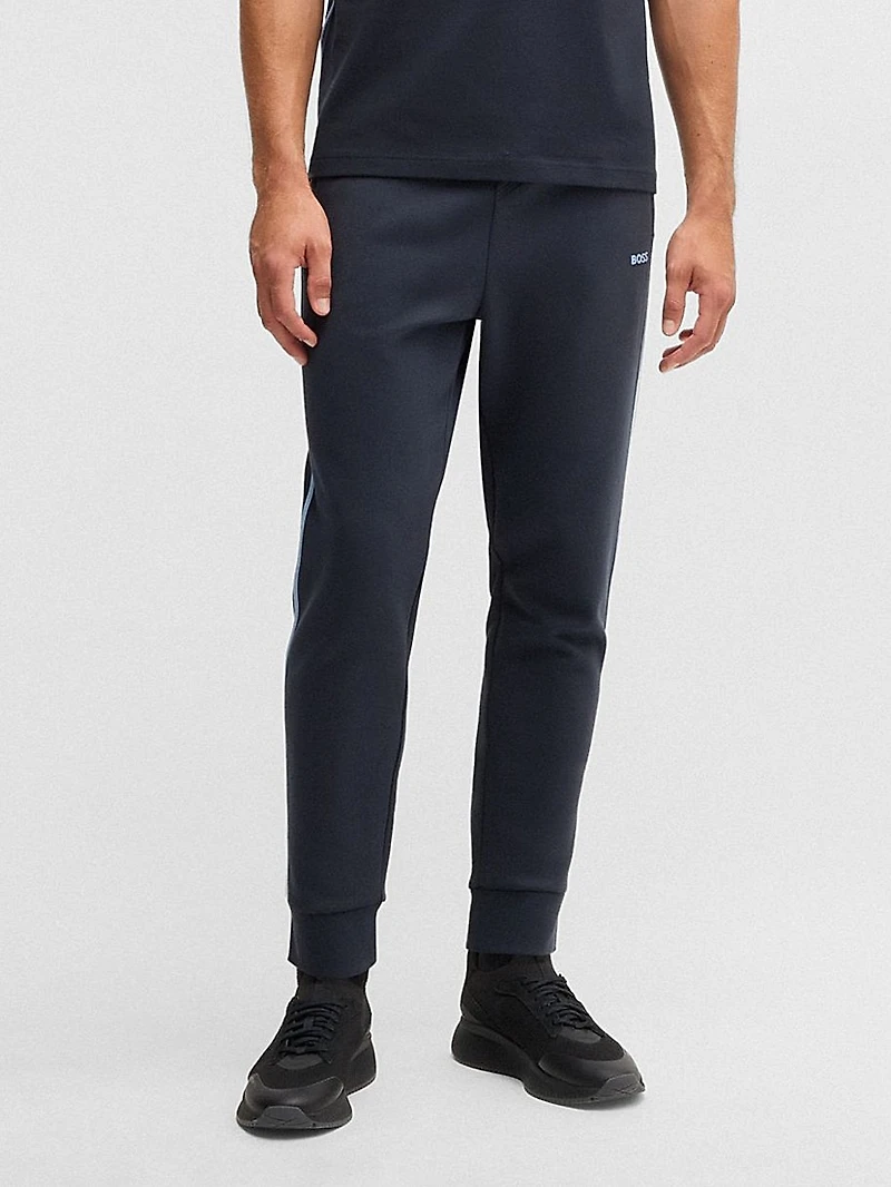 Tracksuit Bottoms with Tape and Logo