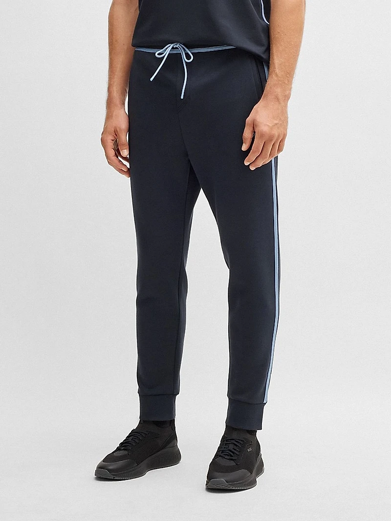 Tracksuit Bottoms with Tape and Logo
