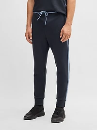 Tracksuit Bottoms with Tape and Logo