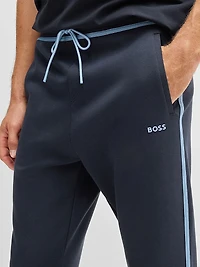 Tracksuit Bottoms with Tape and Logo