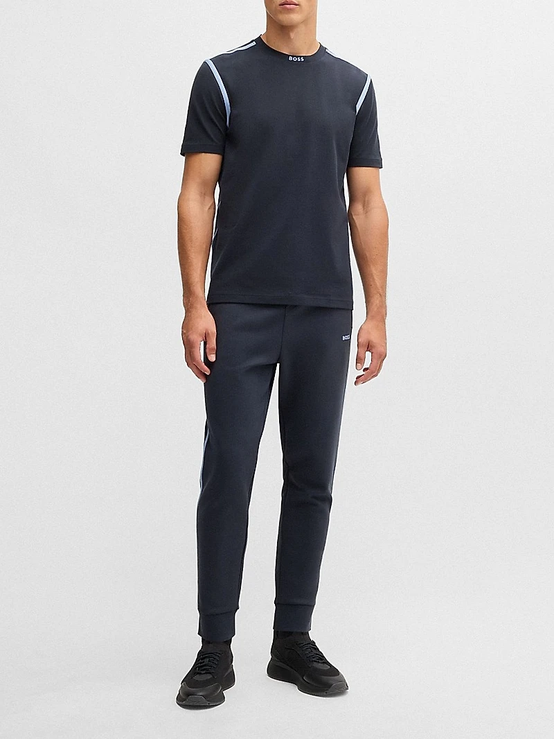 Tracksuit Bottoms with Tape and Logo