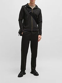 Zip-Up Hoodie with Double B Monogram