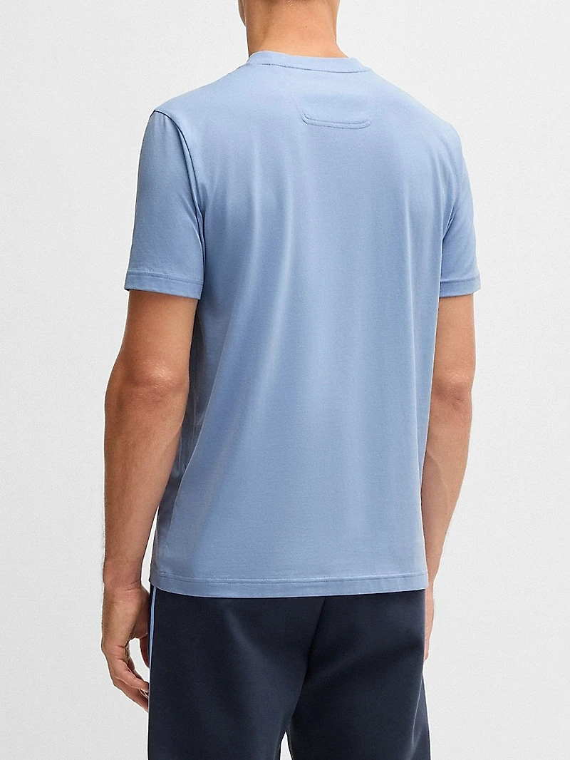 Cotton-Jersey T-Shirt with Large Logo