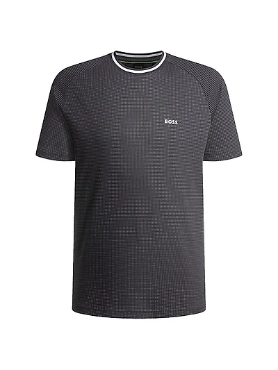 Cotton-Jacquard Relaxed-Fit T-Shirt