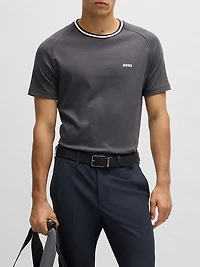 Cotton-Jacquard Relaxed-Fit T-Shirt