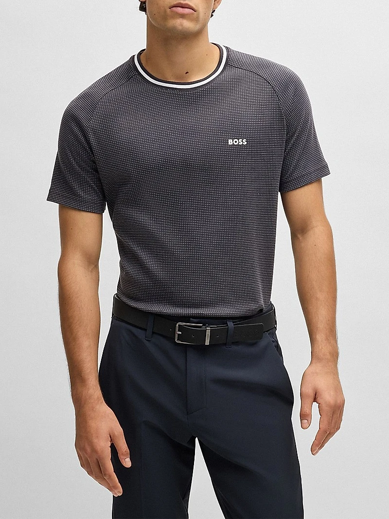 Cotton-Jacquard Relaxed-Fit T-Shirt
