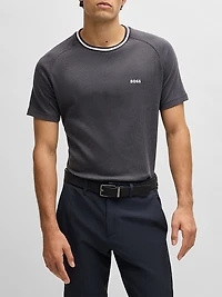 Cotton-Jacquard Relaxed-Fit T-Shirt