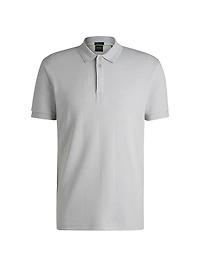 Paddy Polo Shirt with Drop-Needle Stitching