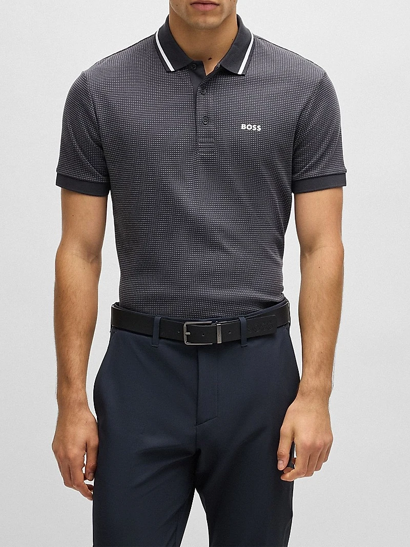 Paddy Polo Shirt Cotton Jacquard