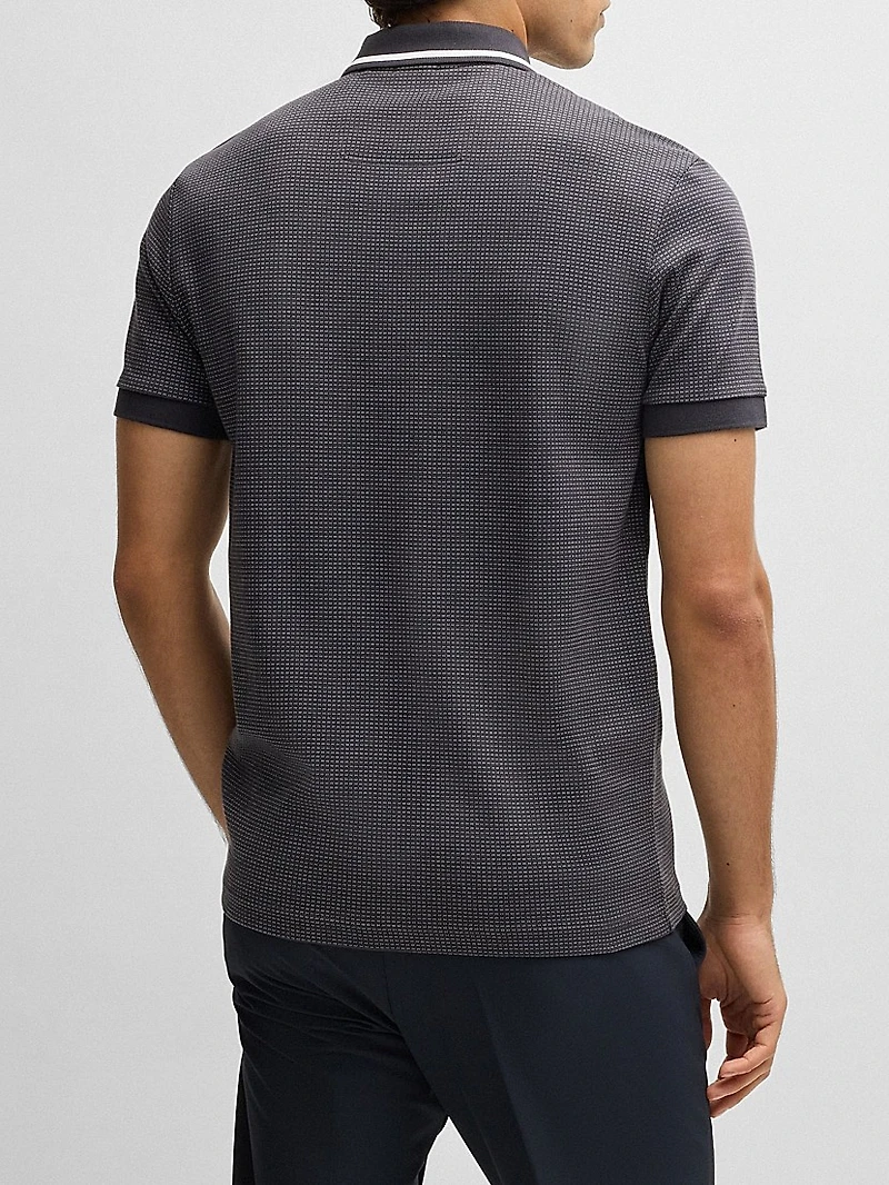 Paddy Polo Shirt Cotton Jacquard