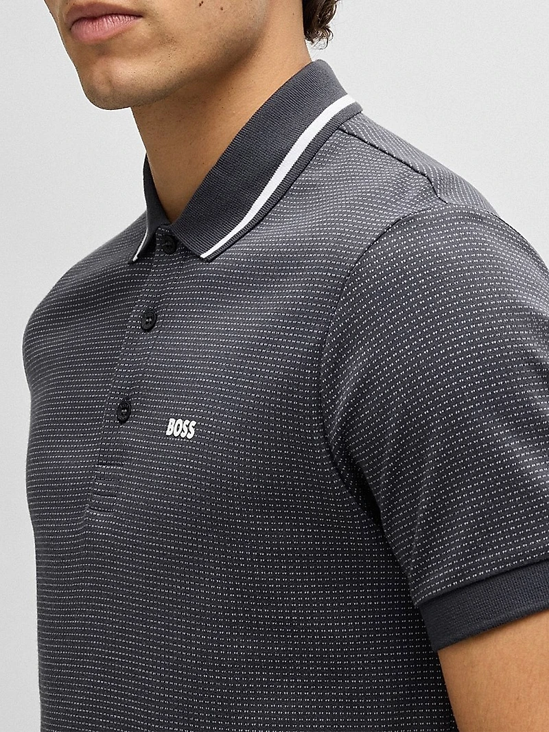 Paddy Polo Shirt Cotton Jacquard