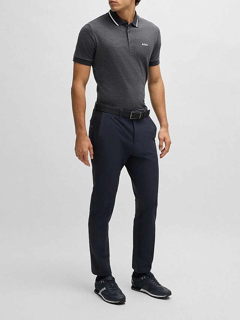 Paddy Polo Shirt Cotton Jacquard