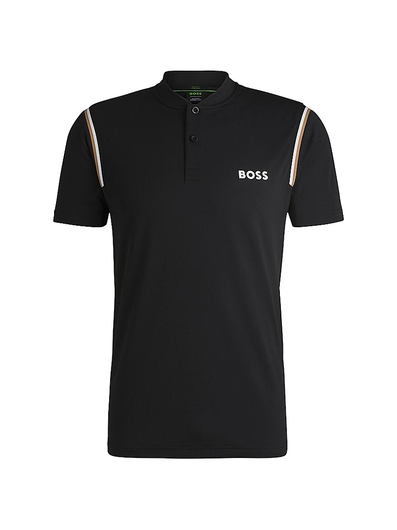 Boss X Matteo Berrettini Active Polo Shirt with Moisture Control