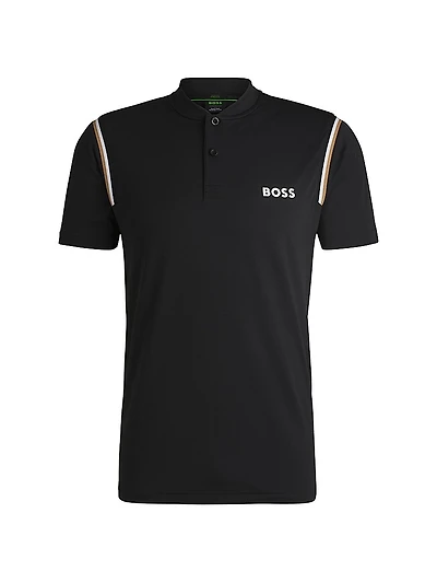 Boss X Matteo Berrettini Active Polo Shirt with Moisture Control