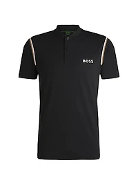Boss X Matteo Berrettini Active Polo Shirt with Moisture Control