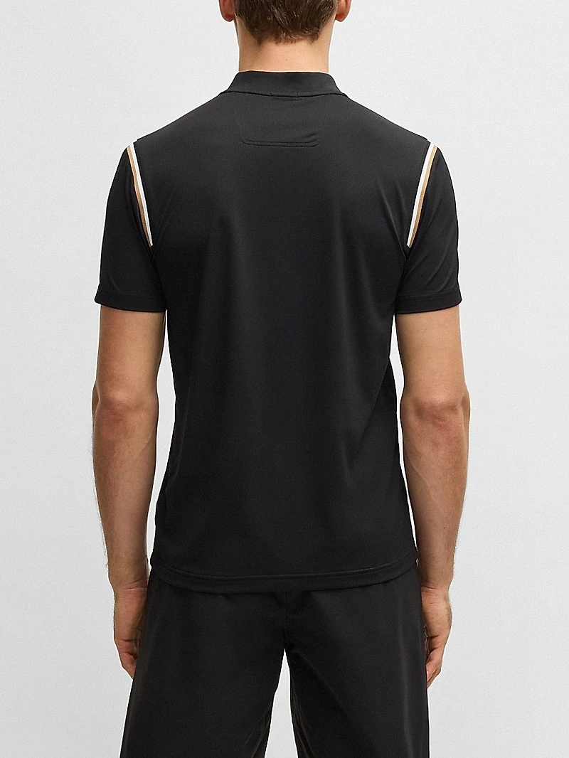 Boss X Matteo Berrettini Active Polo Shirt with Moisture Control