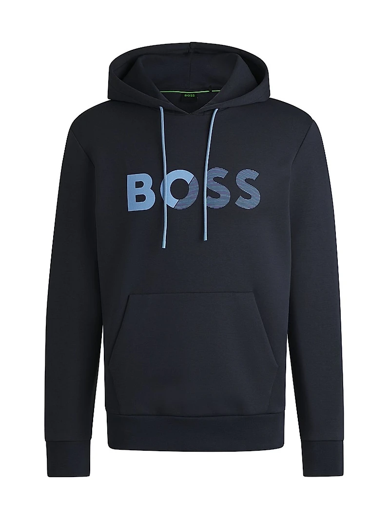 Regular-Fit Hoodie with Logo Print