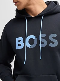 Regular-Fit Hoodie with Logo Print