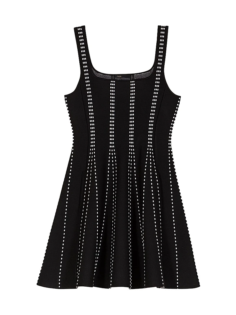 Mini Jacquard Knit Dress