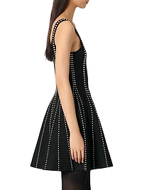 Mini Jacquard Knit Dress