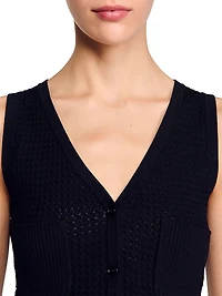 Decorative Knit Cardigan