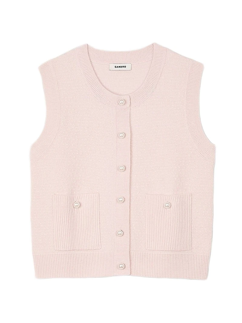 Textured Tweed Cardigan