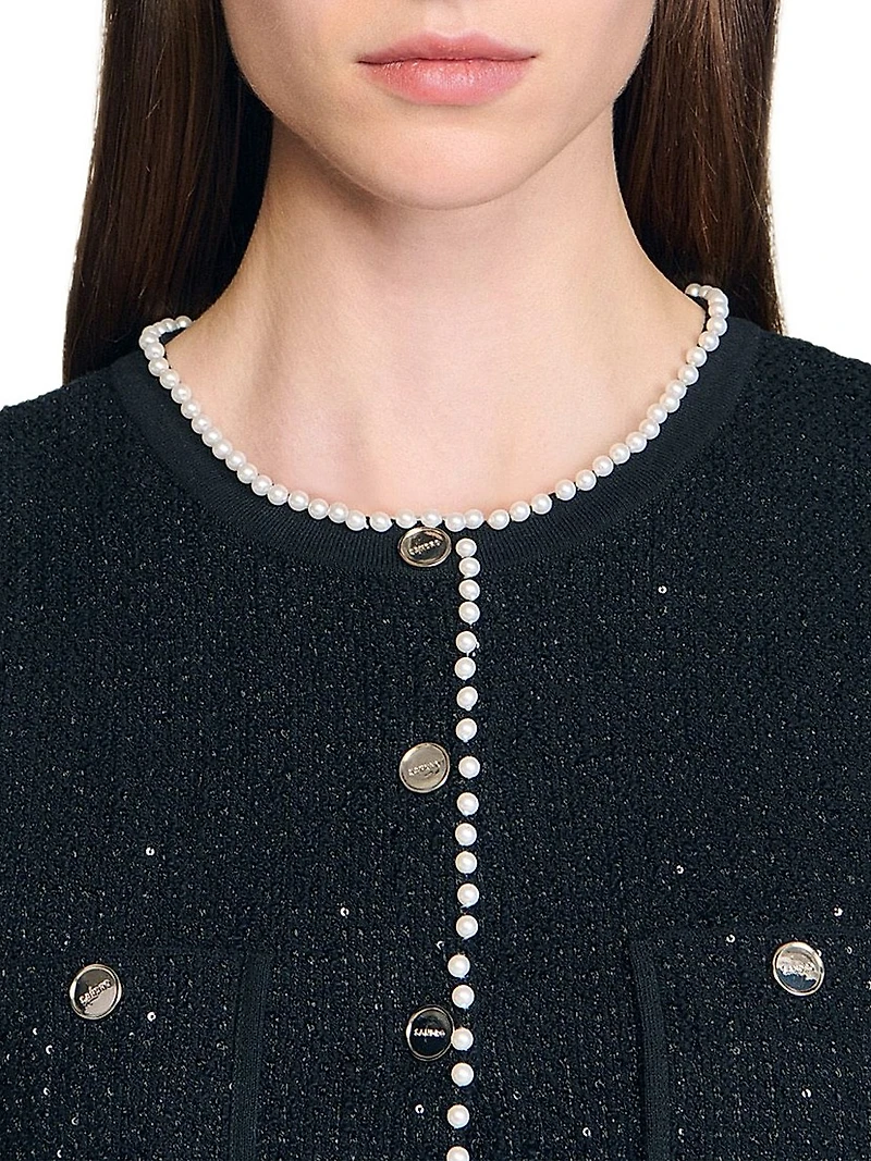 Decorative Tweed Vest