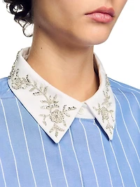 Striped Cropped Shirt