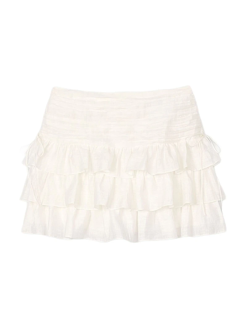 Short Ruffled Skirt