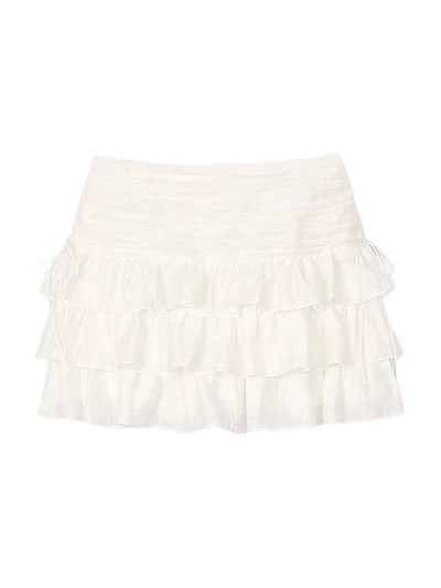 Short Ruffled Skirt