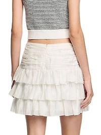 Short Ruffled Skirt