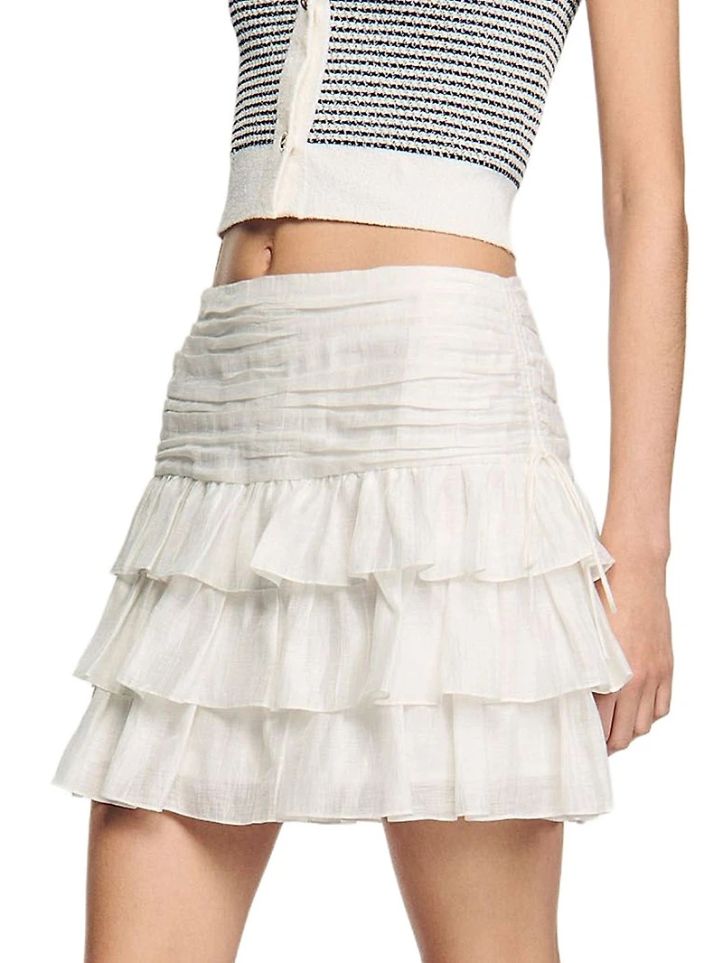 Short Ruffled Skirt