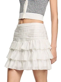 Short Ruffled Skirt