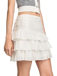 Short Ruffled Skirt