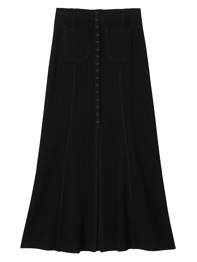Maxi Decorative Knit Skirt