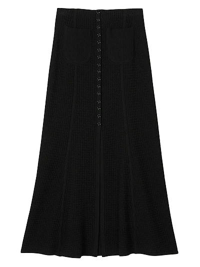 Maxi Decorative Knit Skirt