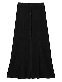 Maxi Decorative Knit Skirt