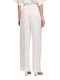 Jacquard Flowers Trousers