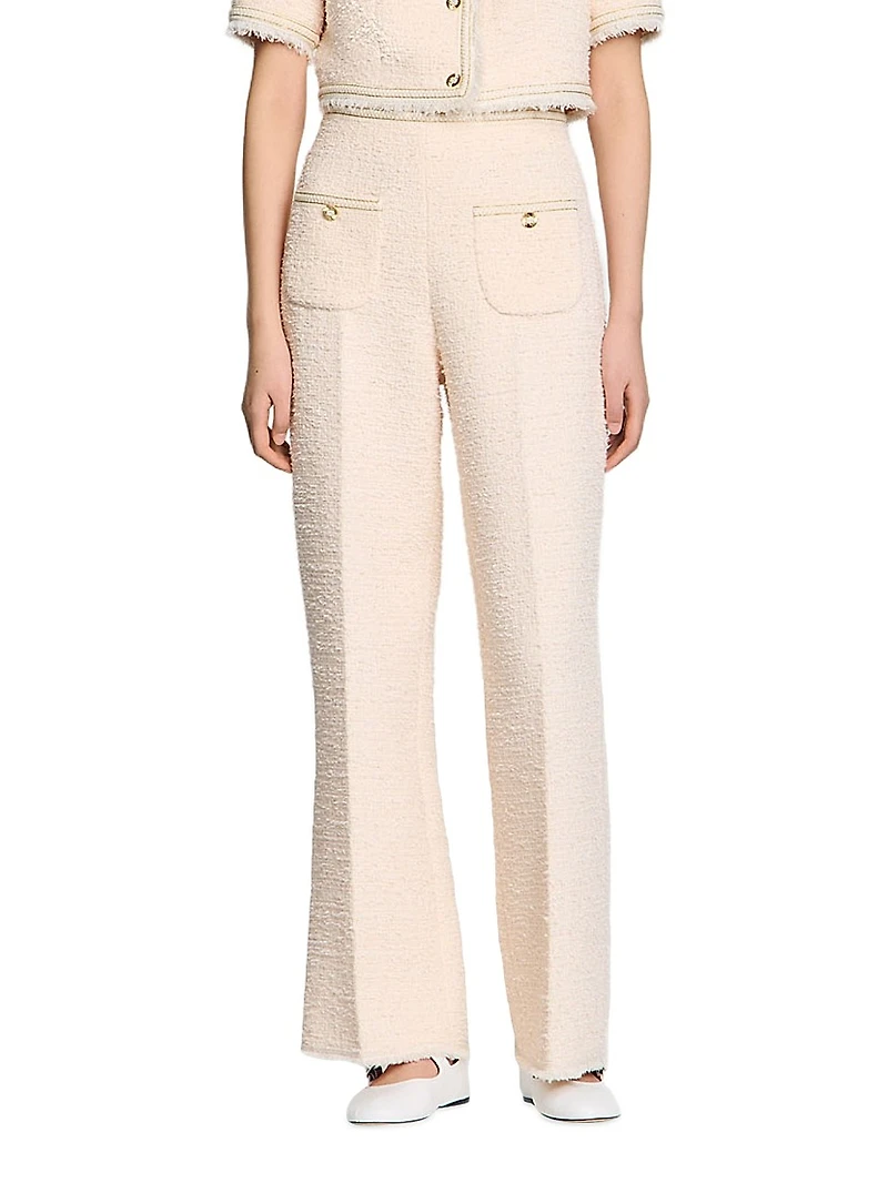 Decorative Tweed Trousers