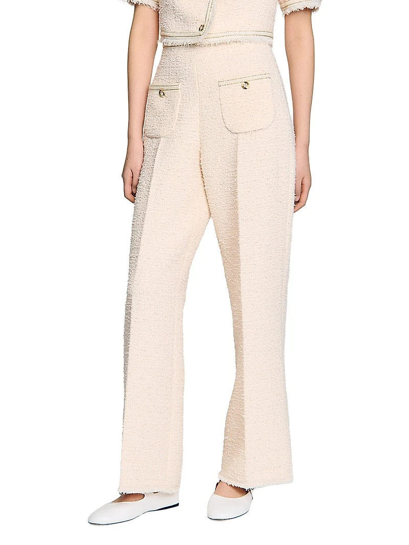 Decorative Tweed Trousers
