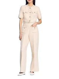 Decorative Tweed Trousers