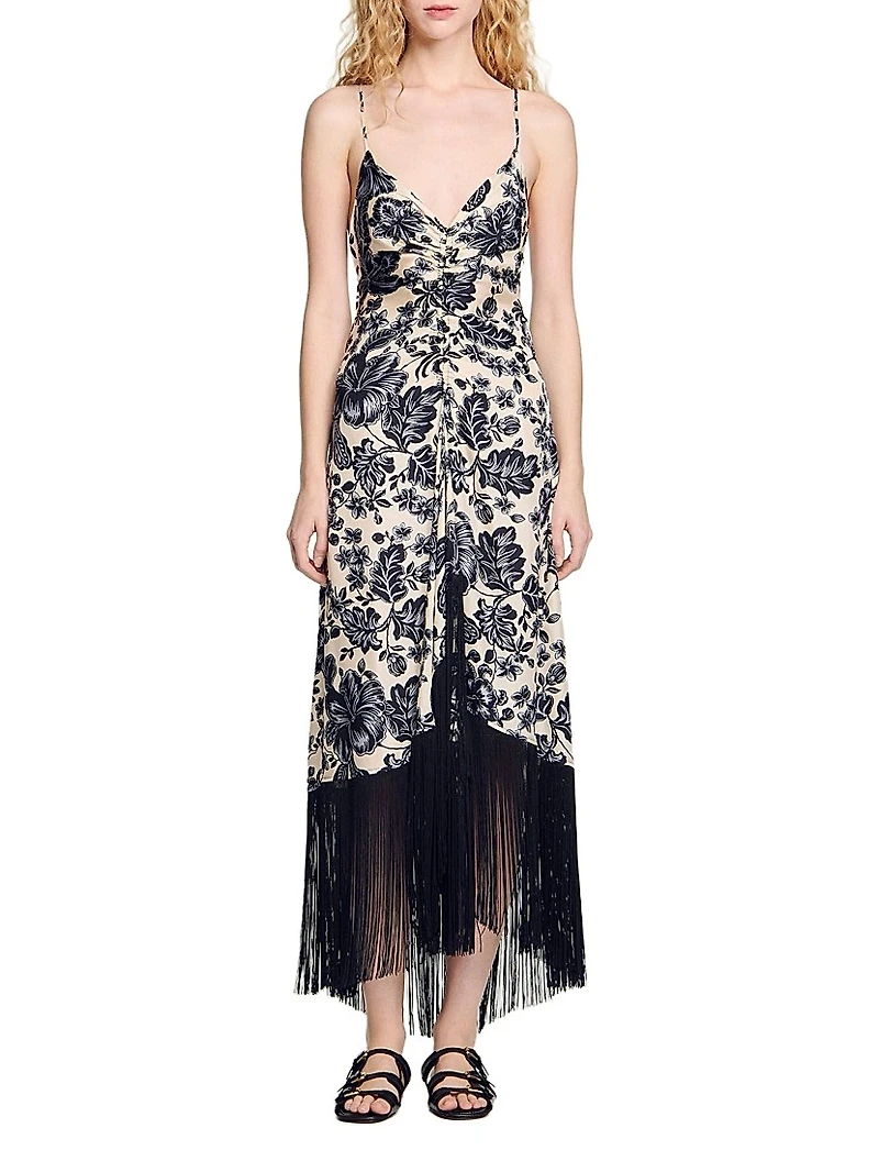 Floral Print Maxi Dress