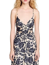Floral Print Maxi Dress