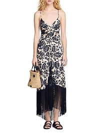 Floral Print Maxi Dress
